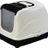 Moderna Kattenbak Flip Cat Zwart/wit -Dierenwinkel 0213264