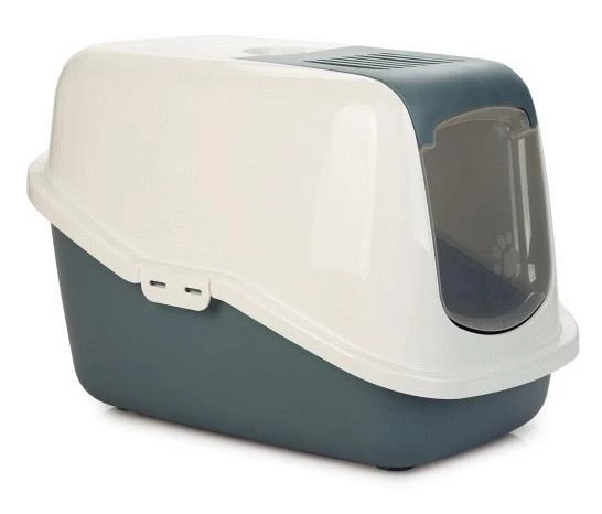 Savic Kattenbak Nestor Blauw/wit 3 Savic Kattenbak Nestor Blauw/wit