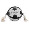 Beeztees Action Voetbal Met Touw 22 Cm -Dierenwinkel 0626712