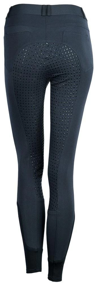 Harry's Horse Kinderrijbroek Redwood Full Grip Navy 4 Harry's Horse Kinderrijbroek Redwood Full Grip Navy - Afbeelding 2