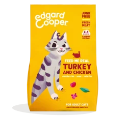 Edgard & Cooper Kattenvoer Adult Kalkoen En Kip 2 Kg