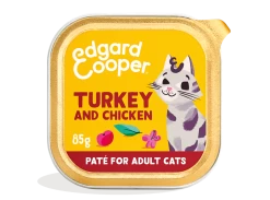 Edgard & Cooper Kattenvoer Adult Kalkoen & Kip Paté 85 Gr