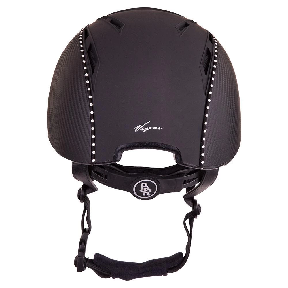 BR Rijhelm Viper Patron Carbon Crystal VG1 Zwart/Zwart 4 BR Rijhelm Viper Patron Carbon Crystal VG1 Zwart/Zwart - Afbeelding 2