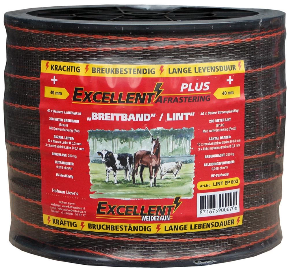 Lint Excellent Plus 200 M / 40 Mm Bruin 3 Lint Excellent Plus 200 M / 40 Mm Bruin