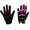 QHP Handschoen Multi Color Zwart/fuchsia -Dierenwinkel 7006zwfu