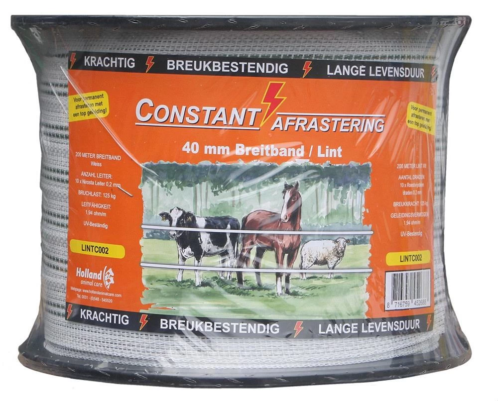 Lint Excellent Constant 200 M / 40 Mm Wit 3 Lint Excellent Constant 200 M / 40 Mm Wit