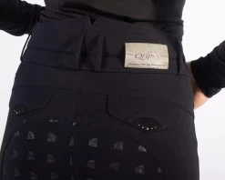 QHP Damesrijbroek Diamond Anti-slip Zitvlak Zwart -Dierenwinkel 8459zw 3