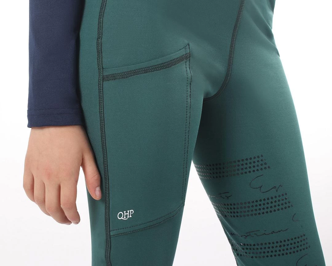 QHP Rijlegging Eden Junior Anti-slip Zitvlak Teal 5 QHP Rijlegging Eden Junior Anti-slip Zitvlak Teal - Afbeelding 3