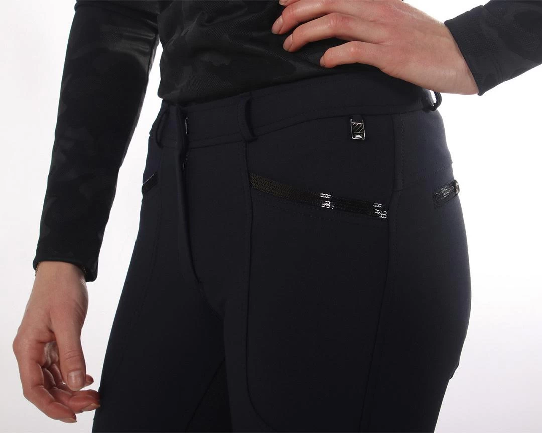 QHP Damesrijbroek Nowi Anti-slip Zitvlak Navy 5 QHP Damesrijbroek Nowi Anti-slip Zitvlak Navy - Afbeelding 3