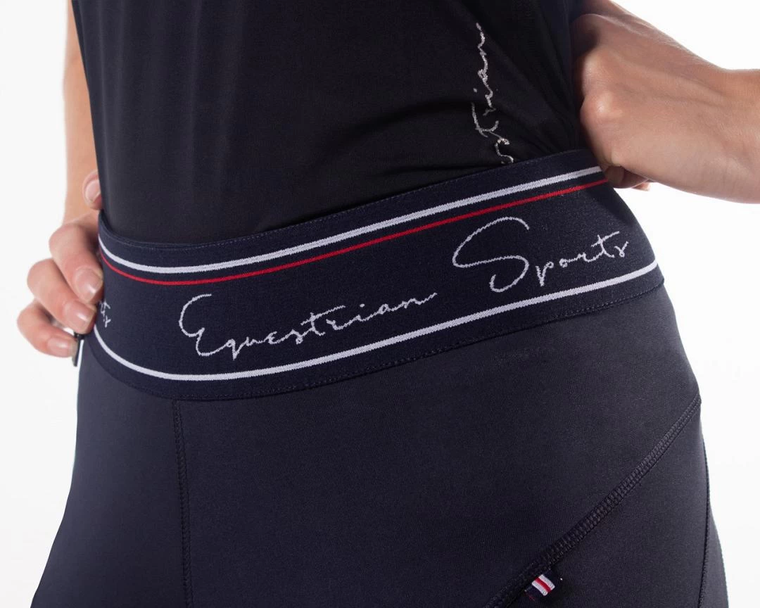 QHP Damesrijbroek Pull-on Jodie Anti-slip Zitvlak Navy 5 QHP Damesrijbroek Pull-on Jodie Anti-slip Zitvlak Navy - Afbeelding 3