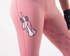 QHP Kinderrijbroek Pull-on Sanna Anti-slip Zitvlak Blossom -Dierenwinkel 8558bls 2