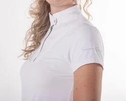QHP Wedstrijdshirt Riva Dames Wit -Dierenwinkel 8565wi 2