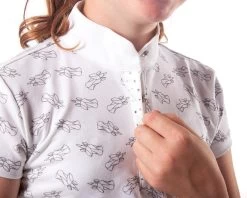 QHP Wedstrijdshirt Jade Junior Wit -Dierenwinkel 8573wi 2