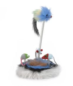 Beeztees Muizenfamilie Op Veer Met Catnip