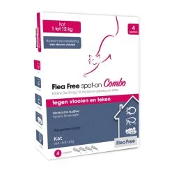 Flea Free Spot-On Combo Kat 4 Pipetten