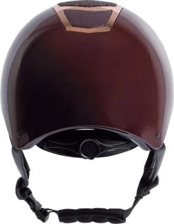 Harry's Horse Veiligheidscap Matterhorn Sparkle Bordeaux/Rosegold -Dierenwinkel 8714813587376 2