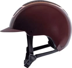 Harry's Horse Veiligheidscap Matterhorn Sparkle Bordeaux/Rosegold -Dierenwinkel 8714813587376 3