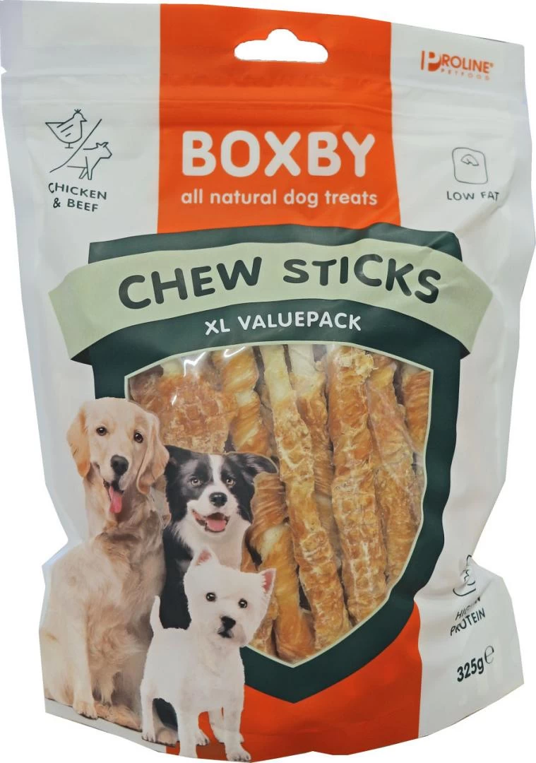 Proline Boxby Chew Sticks XL 325 Gr 3 Proline Boxby Chew Sticks XL 325 Gr