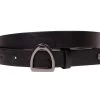 QHP Ceintuur Stirrup Zwart 1 QHP Ceintuur Stirrup Zwart -Dierenwinkel 9091zw