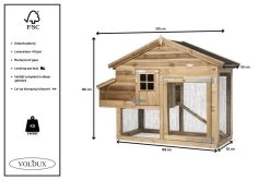 Voldux Kippen- Of Konijnenhok Nova Links -Dierenwinkel Kippenhok Nova links 8720094050270 5