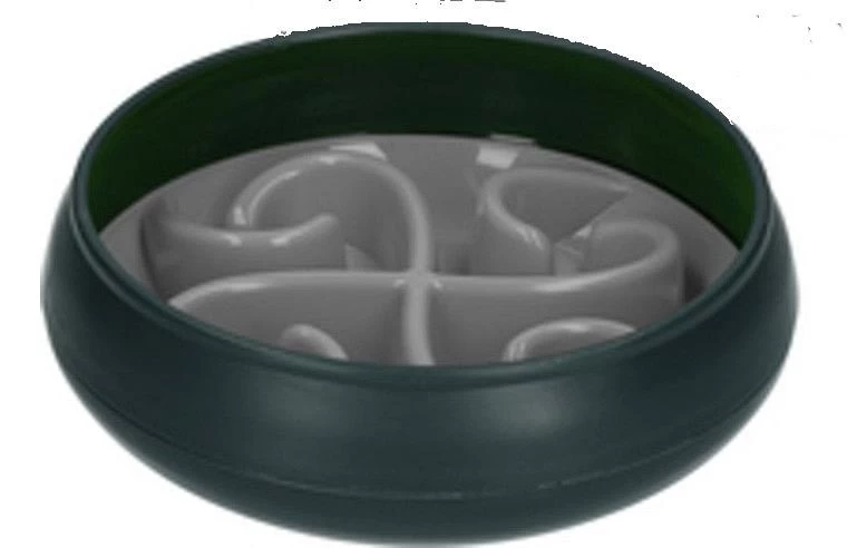 Eat Slow Live Longer Tumble Feeder Grey 3 Eat Slow Live Longer Tumble Feeder Grey