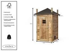 Voldux Kippen- Of Konijnenhok Hooiberg Eline -Dierenwinkel Voldux Kippenhok Hooiberg Eline 8720569162194 5