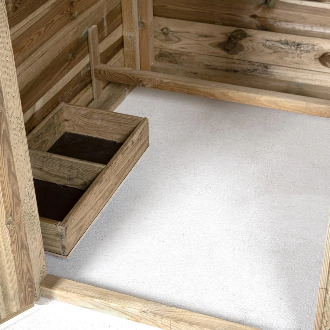 Voldux Kippen- Of Konijnenhok Hooiberg Eline XL 4 Voldux Kippen- Of Konijnenhok Hooiberg Eline XL - Afbeelding 2