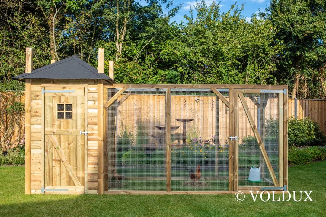 Voldux Kippen- Of Konijnenhok Hooiberg Eline XL 6 Voldux Kippen- Of Konijnenhok Hooiberg Eline XL - Afbeelding 4