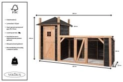 Voldux Kippen- Of Konijnenhok Hooiberg Gijs -Dierenwinkel Voldux Kippenhok Hooiberg Gijs 8720569162262 5