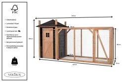 Voldux Kippen- Of Konijnenhok Hooiberg Mees XL -Dierenwinkel Voldux Kippenhok Hooiberg Mees XL 8720569162248 5