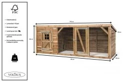 Voldux Kippen- Of Konijnenhok Brit XL 9 Voldux Kippen- Of Konijnenhok Brit XL -Dierenwinkel Voldux Kippenren Brit XL 8720569162309 5