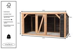 Voldux Kippen- Of Konijnenren Milan -Dierenwinkel Voldux Kippenren Milan 8720569162330 4