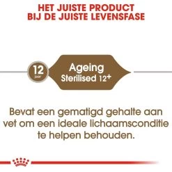 Royal Canin Kattenvoer Ageing Sterilised 12+4 Kg -Dierenwinkel royal canin ageing sterilised 12plus senior kat oudere kat vanaf 12 jaar hero image 9