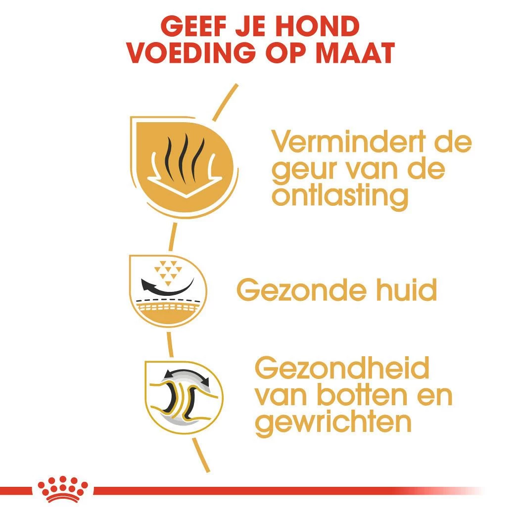 Royal Canin Hondenvoer Bulldog Adult 12 Kg 5 Royal Canin Hondenvoer Bulldog Adult 12 Kg - Afbeelding 3