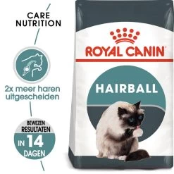 Royal Canin Kattenvoer Hairball Care 4 Kg -Dierenwinkel royal canin hairball care volwassen kat haarballen hero packshot