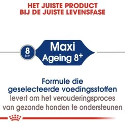 Royal Canin Hondenvoer Maxi Ageing 8+ 15 Kg -Dierenwinkel royal canin maxi ageing 8plus senior hond oudere hond vanaf 8 jaar hero image 9