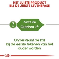 Royal Canin Kattenvoer Outdoor 7+ 4 Kg 9 Royal Canin Kattenvoer Outdoor 7+ 4 Kg -Dierenwinkel royal canin outdoor 7plus volwassen kat buitenkatten vanaf 7 jaar hero image 9